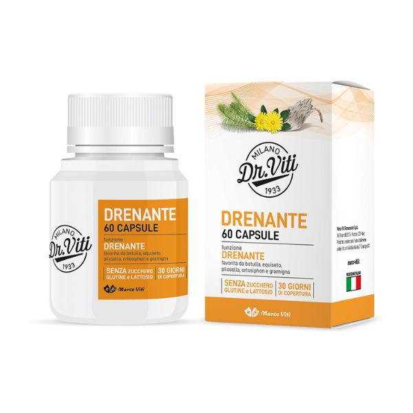 Dr. Viti Drena Forte Integratore Drenante E Antiossidante 60 Capsule