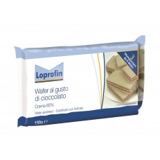 Loprofin Wafers Al Cioccolato A Ridotto Contenuto Proteico 150 g