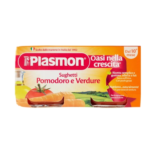 Plasmon Sughetto Pomodoro E Verdure 2x80 g +10m