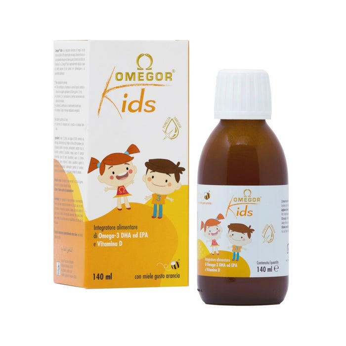 Omegor Kids Integratore Difese Immunitarie e Funzioni Cerebrali 140 ml