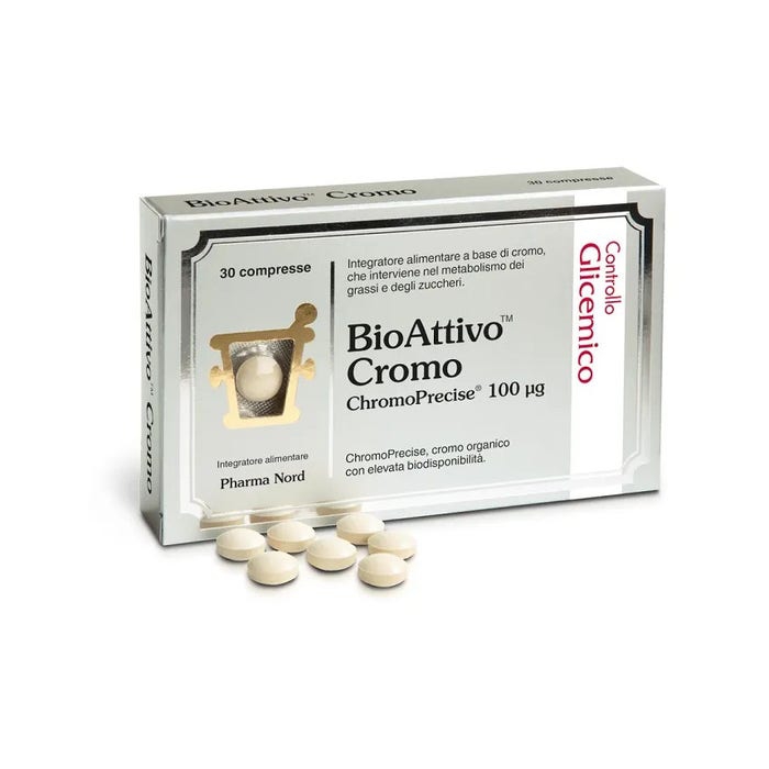 Bio Attivo Cromo Integratore 30 Compresse