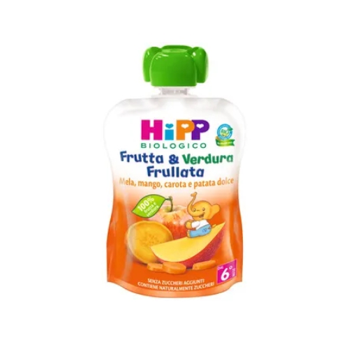 Hipp Bio Frutta E Verdura Frullata Mela Mango Carota Patata Dolce 90g