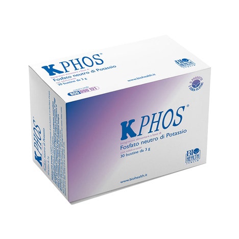 Kphos Integrstore di Fosfato Neutro Di Potassio 30 Bustine