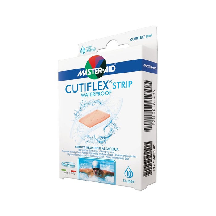 Cutiflex Strip Cerotto 20 Micron Trasparente Super 10 Pezzi