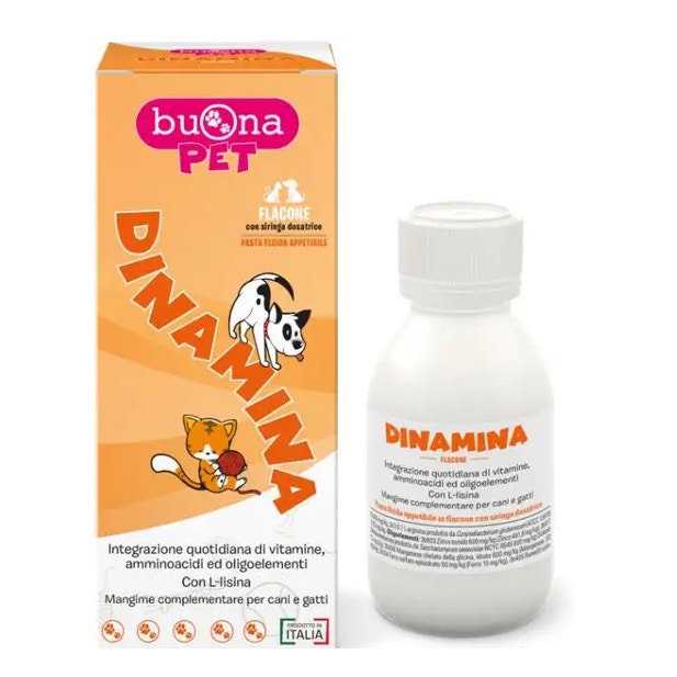 Buona Pet Dinamina Mangime Complementare Per Cani E Gatti 60g