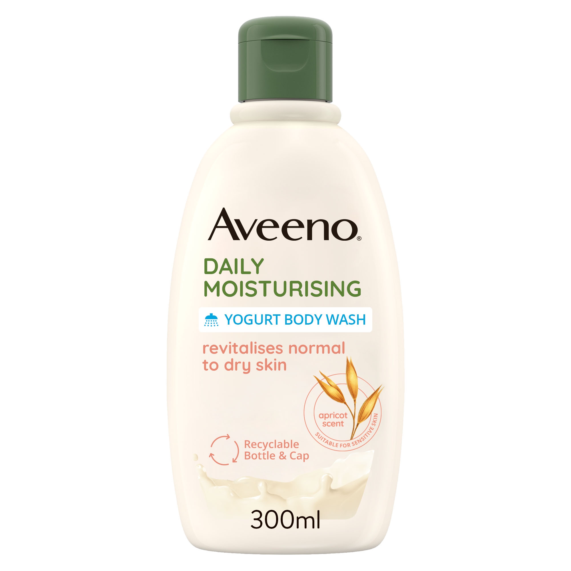 Aveeno Bagno Doccia allo Yogurt Profumo di Miele e Albicocca 300 ml