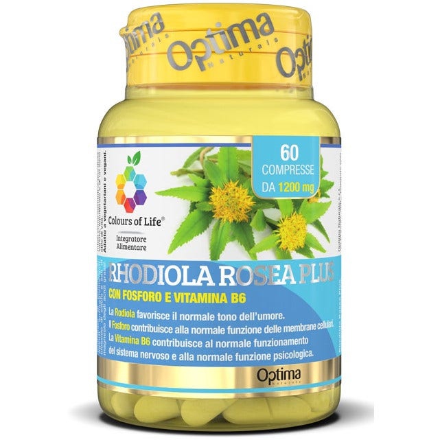 Optima Colours of Life Rhodiola Rosea Plus Integratore Tono dell'Umore 60 Compre