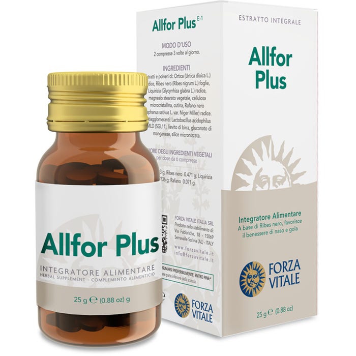 Ecosol Allfor Plus E1 Integratore 60 Compresse 25 g