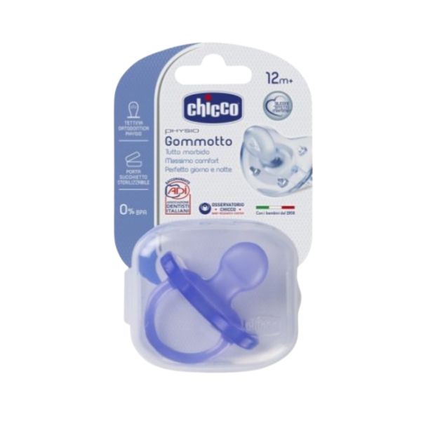 Chicco Succhietto Physio Silicone Colore Casuale 12m+