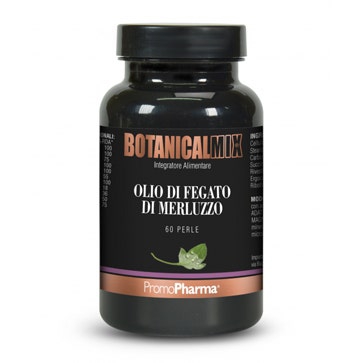 BotanicalMix Olio di Fegato di Merluzzo Integratore di Omega3 60 Perle