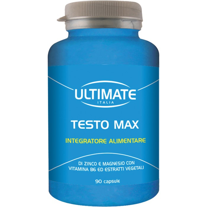 Ultimate Italia Testo Max Integratore Zinco Magnesio Vitamina B6 Estratti Vegali