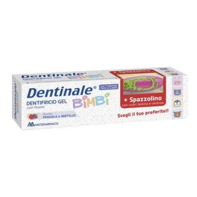 Dentinale Dentifricio Gel Bimbi   Spazzolino 0 6 Anni