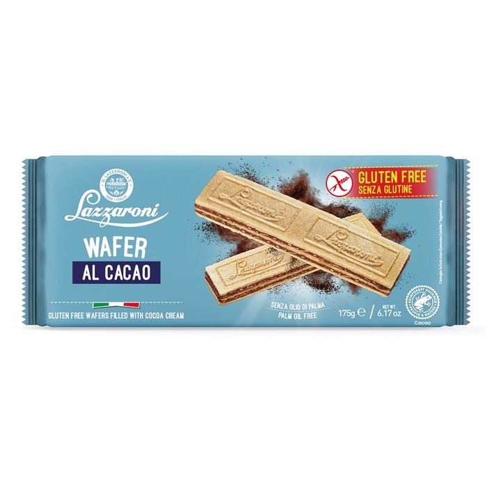 Lazzaroni Wafers Al Cacao Senza Glutine 175 g