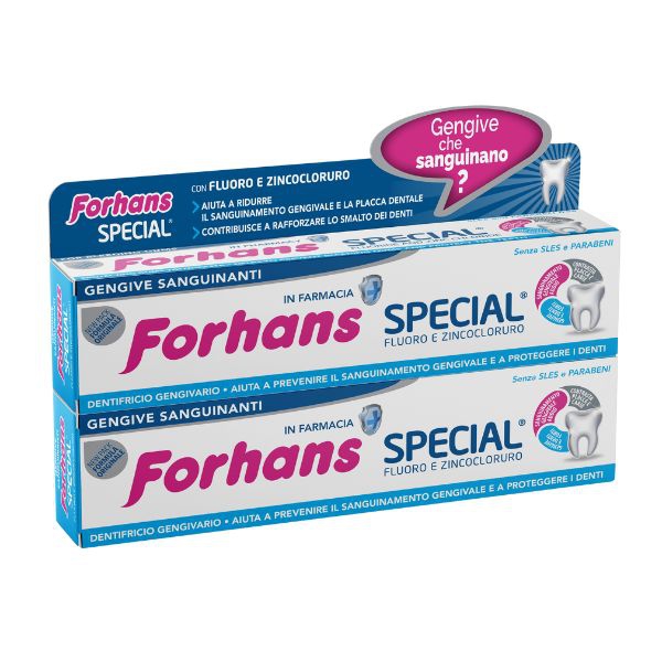 Forhans Special Dentificio Astringente 2 Tubi da 75 ml