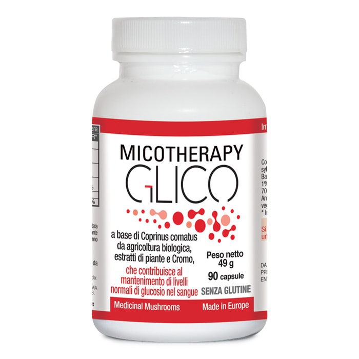 Micotherapy Glico Integratore di Funghi Medicinali 90 Capsule