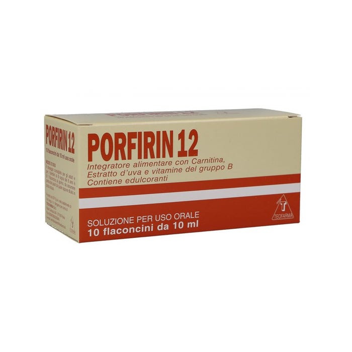 Porfirin 12 Integratore Tonico Energetico 10 Flaconcini