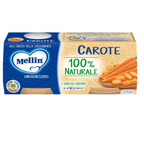 Mellin Omogeneizzato di Carote 2 x 80 g