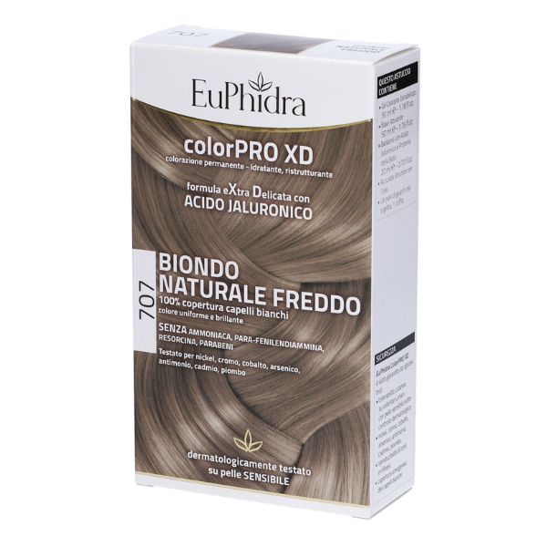 Euphidra ColorPRO XD 707 Biondo Naturale Freddo Tintura Per Capelli