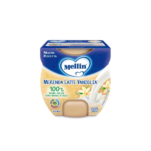 Mellin Merenda Latte/Vaniglia 2X100g