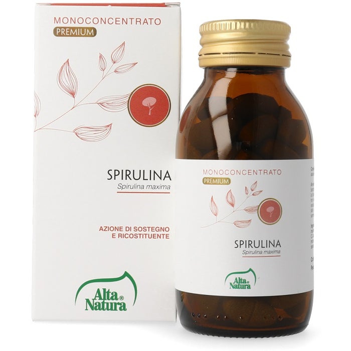 Alta Natura Spirulina Inttegratore con Azione di Sostegno 60 Compresse Terranata