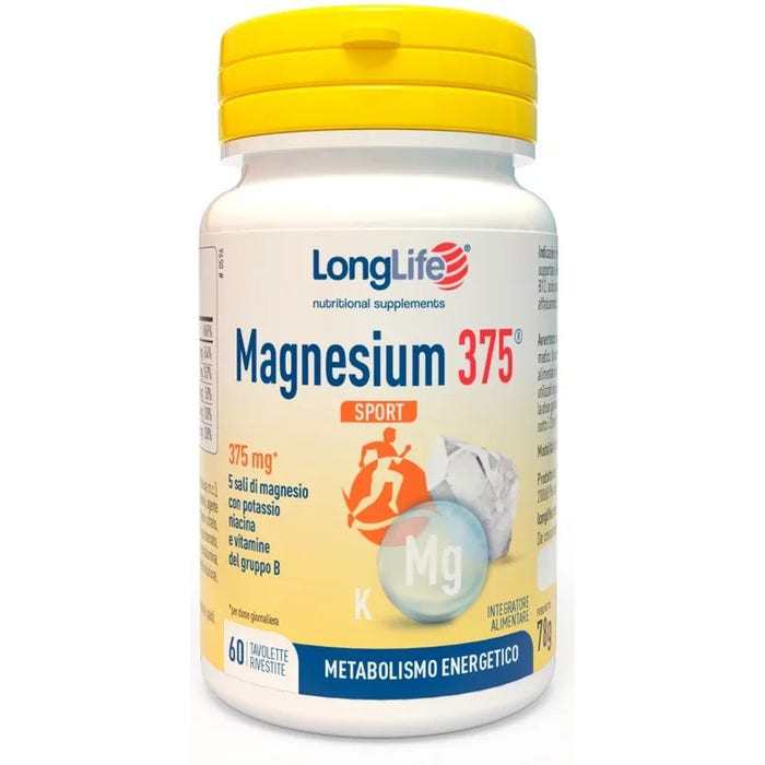 Longlife Magnesium 375 Sport 60 Tavolette