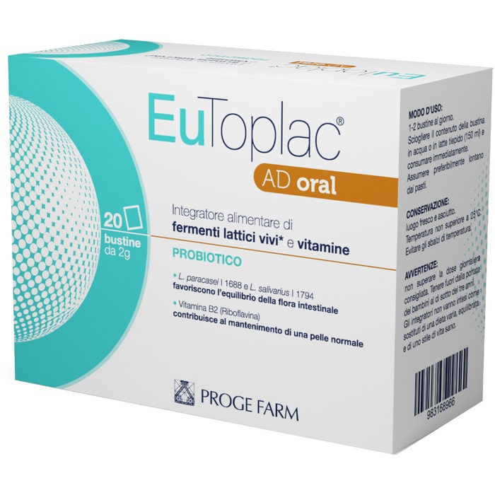 Eutoplac Ad Oral 20 Bustine