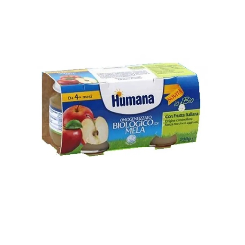 Humana Omogeneizzato Biologico Mela 2x100 g