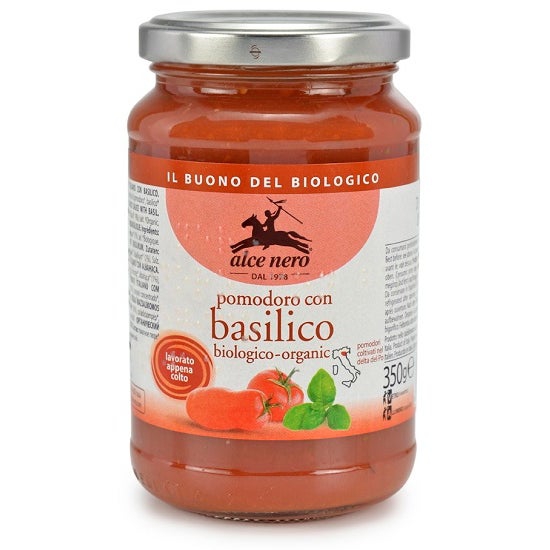 Alce Nero Pomodoro Con Basilico Bio 350g