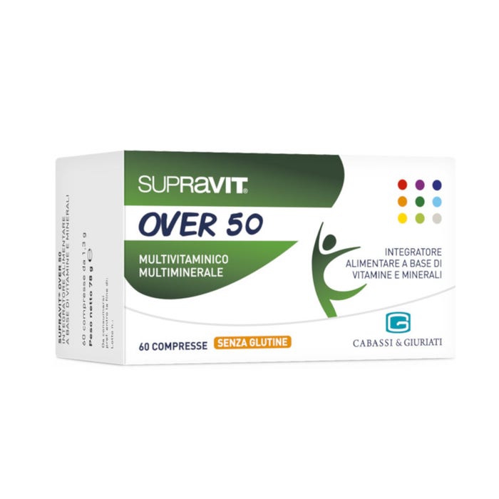 Supravit Over 50 Integratore Multivitaminico e Multiminerale 60 Compresse