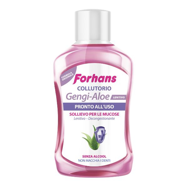 Forhans Gengi Aloe Collutorio Senza Alcool Benessere Gengive 500 ml