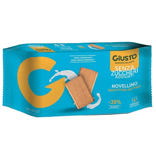 Giusto Senza Zuccheri Biscotti Novellino 350g