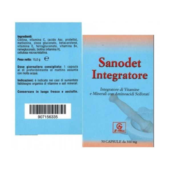 Sanodet Integratore 50 Capsule