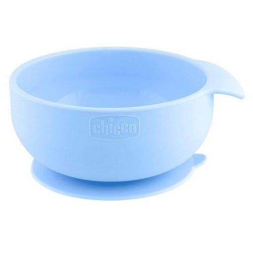 Chicco Ciotola Con Ventosa Silicone Blu 1 Pezzo