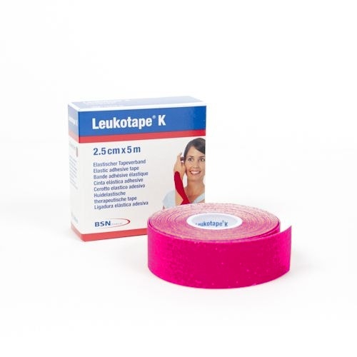 Leukotape K Cerotto Elastico Per Taping cm 2,5x5 m Rosso