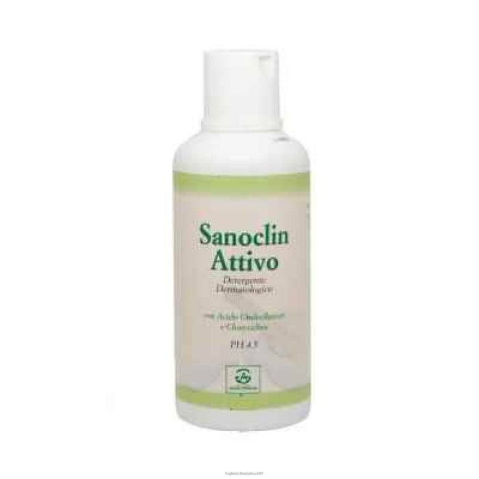 Sanoclin Attivo Shampoo Doccia Detergente Viso Corpo Capelli 500 ml