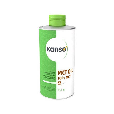 Kanso Olio MCT 100% Olio di Acidi Grassi A Catena Media 500 ml