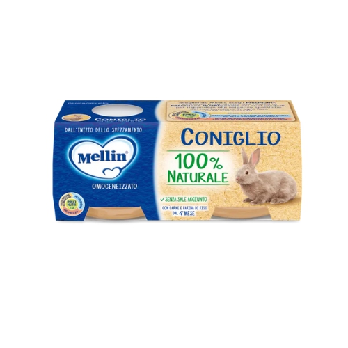 Mellin Omogeneizzato di Coniglio 2 x 120 g