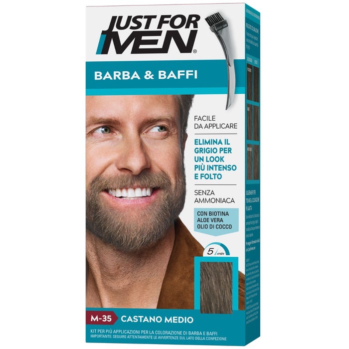 Just For Men Barba&Baffi M35 Castano Medio 51g