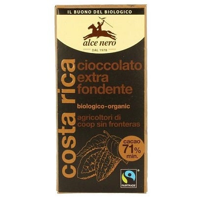 Alce Nero Tavoletta Cioccolato Extra Fondente Biologica 100 g