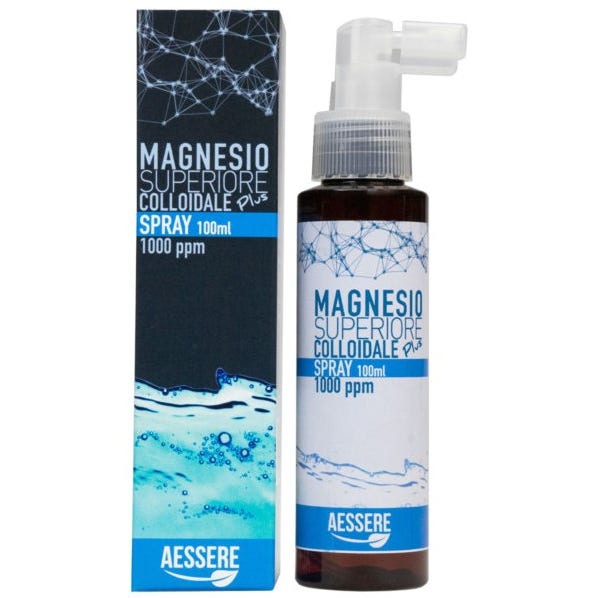 Aessere Magnesio Superiore Colloidale Plus Spray Orale 1000PPM 100 ml