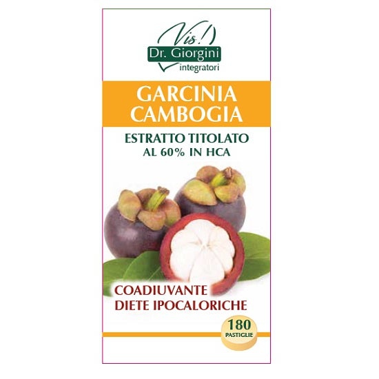 Dr. Giorgini Vis Garcinia Cambogia Estratto Titolato Integratore Peso 180 Pastig