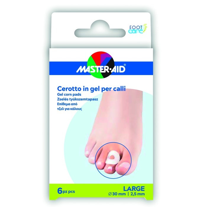 Master Aid Foot Care Cerotto Gel Calli Taglia Large 6 Pezzi