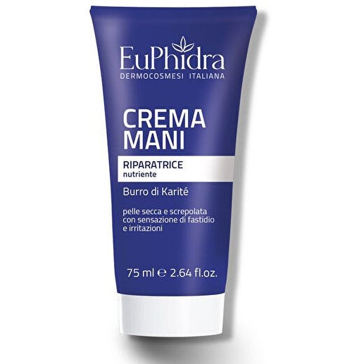 Euphidra Crema Mani Riparatrice e Nutriente per Pelle Screpolata 75 ml