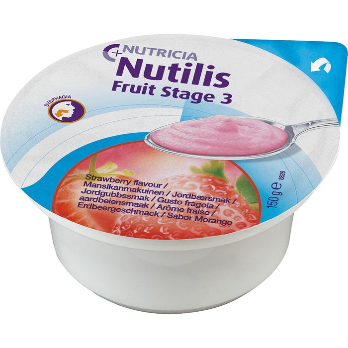 Nutilus Fruit Stage 3 Integratore Nutrizionale Gusto Fragola 3 Vasetti 150 g