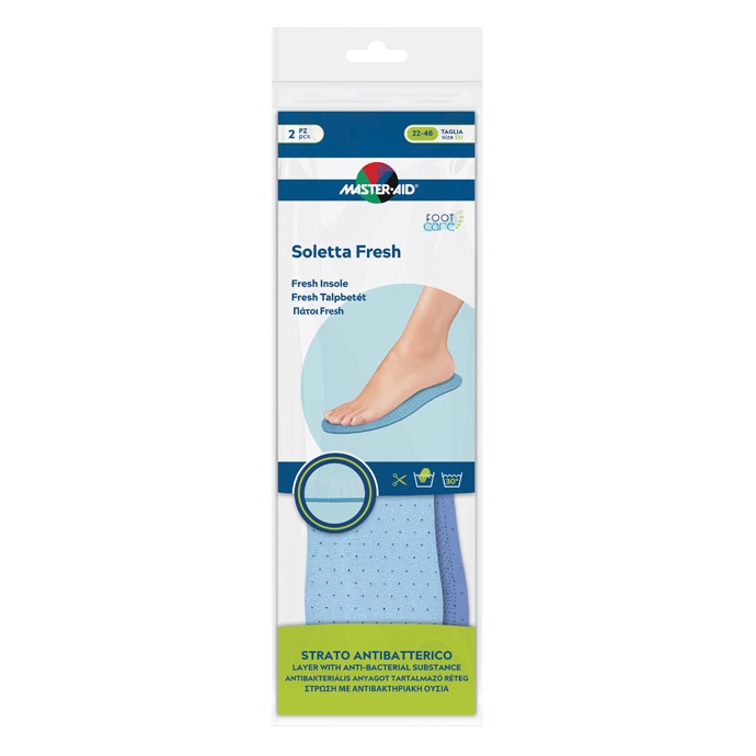 Master Aid Footcare Soletta Fresh Ritagliabile 2 Pezzi