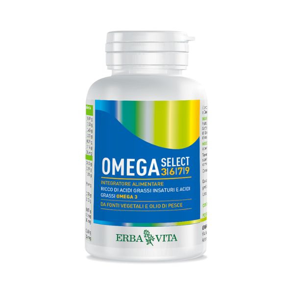 Erba Vita Omega Select 3-6-7-9 Integratore Alimentare 120 Perle