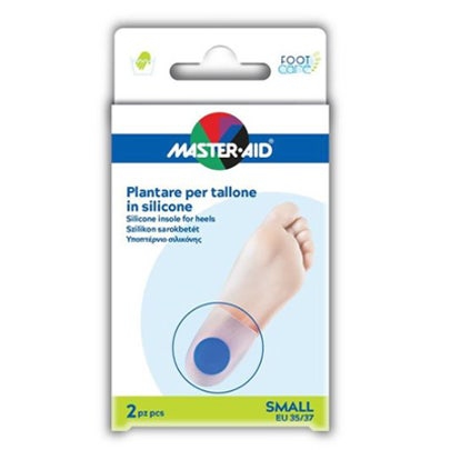 Master Aid Plantare Tallone Silicone Small 2 Pezzi