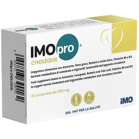 Imopro Cholequil Integratore Controllo Colesterolo 30 Compresse