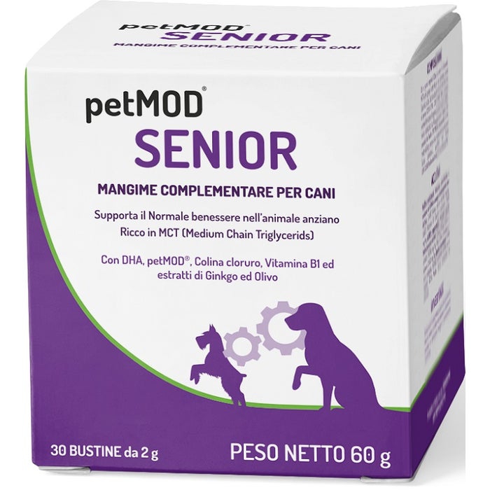 Petmod Senior Mangime Complementare Per Cani 30 Bustine