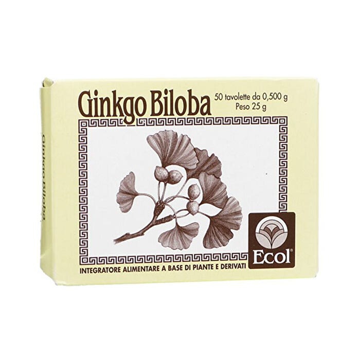 Ecol Ginkgo Biloba 50 Tavolette